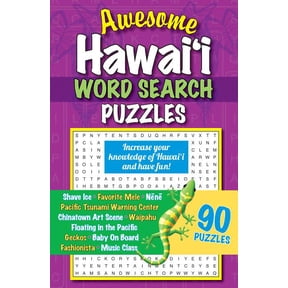 Awesome Hawaii Word Search Puzzles
