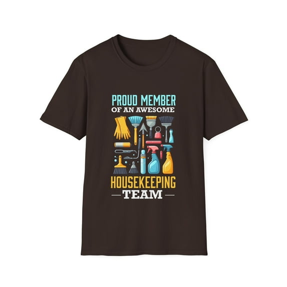 Awesome Housekeeping Team Housekeeper Cleaner Cleaning TShirt