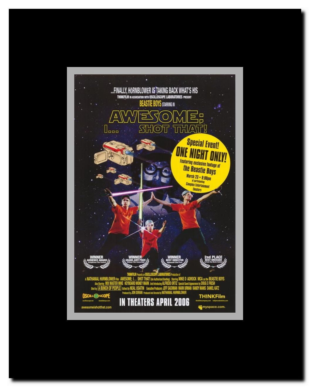 Awesome; I... Shot That! Framed Movie Poster