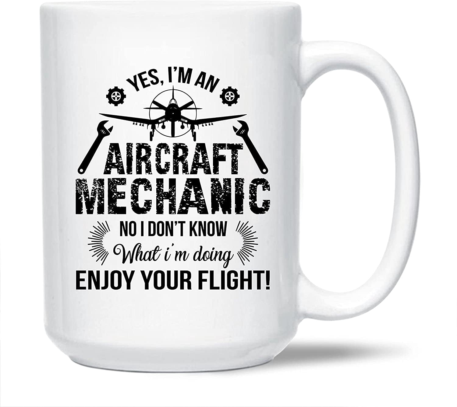 Awesome I'm An Aircraft Mechanic Coffee Mug, Aircraft Mechanic Mug Birthday  Gift For Family / Friends, Funny Aircraft Mechanic White Mug, Novelty Aircraft  Mechanic Ceramic Teacup 15 Oz. - Walmart.com