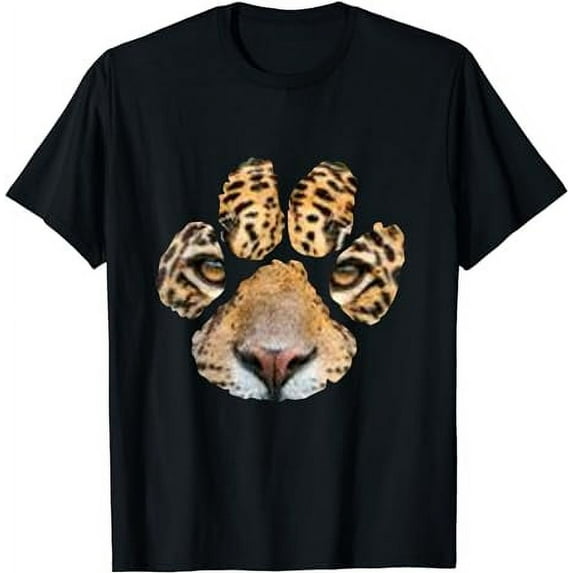 Awesome Jaguar Paw Print T-Shirt - Mens & Womens & Kids