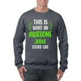 thumbnail image 1 of Awesome Judge Looks Like Sweatshirt Men -Smartprints Designs, Male Large, 1 of 4