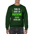thumbnail image 1 of Awesome Judge Looks Like Sweatshirt Men -Smartprints Designs, Male XX-Large, 1 of 4