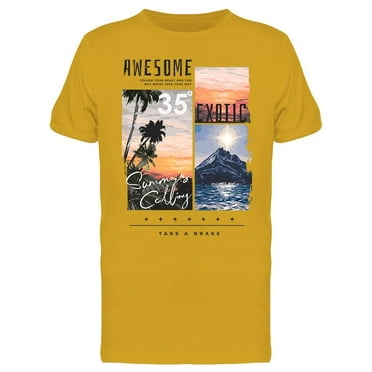 Awesome Landscapes T-Shirt Men -Image by Shutterstock, Male x-Large