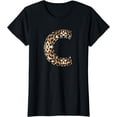 thumbnail image 1 of Awesome Letter C Initial Name Leopard Cheetah Print T-Shirt, 1 of 4