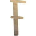 thumbnail image 1 of Awesome Life Craft, Cheap Wooden 7'' Tall Letter F, Unfinished Paintable Wood Craft, 1 of 3