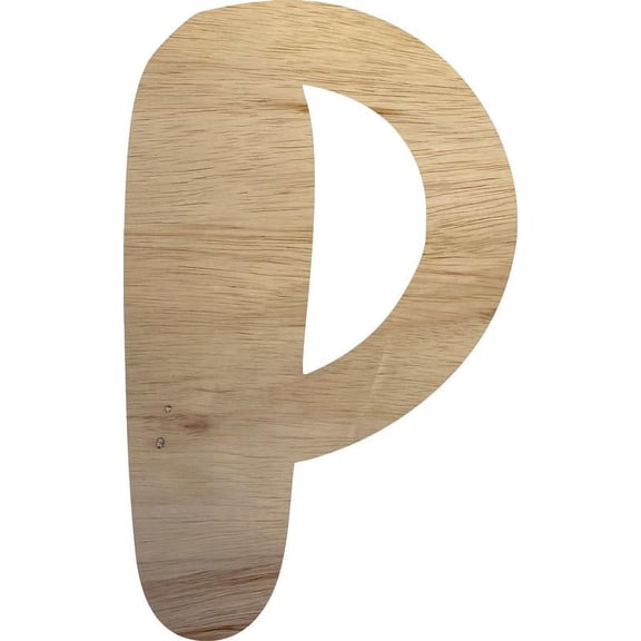 Awesome Life Craft Wooden Letter P, 20'' tall Wood Craft Letter, Bright Orchid