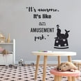 thumbnail image 1 of Its Awesome Its Like An Amusement Park Carnival Life Inspirational Quotes Quote Wall Sticker Vinyl Decal Decor For Boys/Girls Childrens Room Home Bedroom Decoration Sticker Size (30x30 inch), 1 of 3