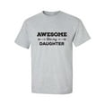 thumbnail image 1 of Awesome Like My Daughter Adult Short Sleeve T-shirt, 1 of 4