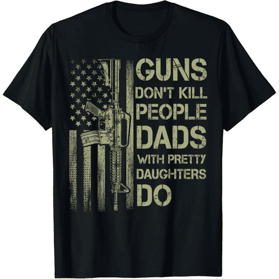 Awesome Like My Daughter Gifts Men Funny Fathers Day Dad T-Shirt
