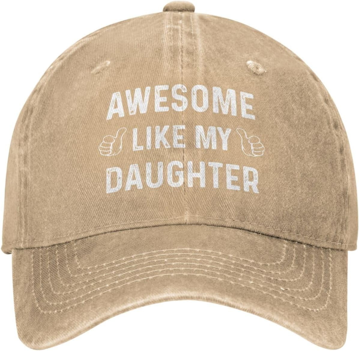 "Is He Dead Yet?" Funny Dad Hat - Vintage Washed Denim Baseball Cap - View #8