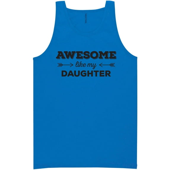 Awesome Like My Daughter Neon Tank Top