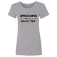 thumbnail image 1 of Awesome Like My Daughter Womens crewneck tee, 1 of 2