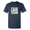 thumbnail image 1 of Awesome Like My Sarcastic Humor Graphic Tees Gift For Mens Novelty Funny T Shirt, 1 of 5