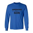 thumbnail image 1 of Awesome Like My Son Adult Long Sleeve T-shirt, 1 of 3