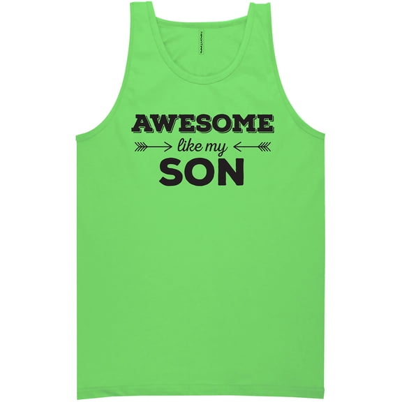 Awesome Like My Son Neon Tank Top