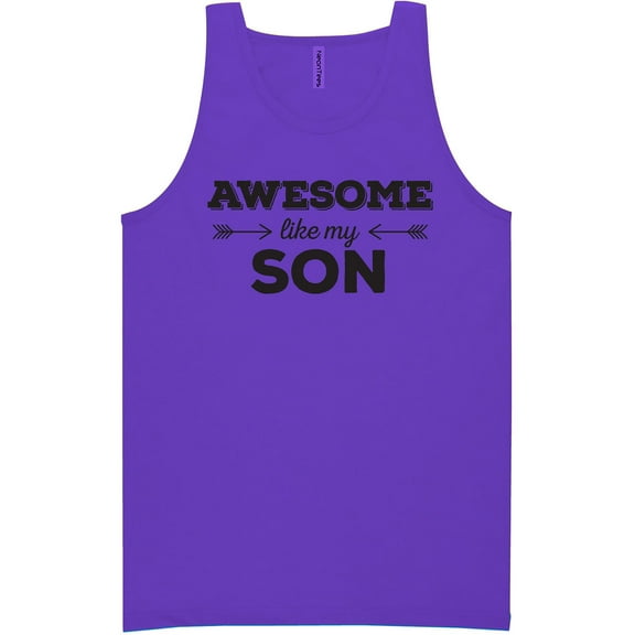 Awesome Like My Son Neon Tank Top
