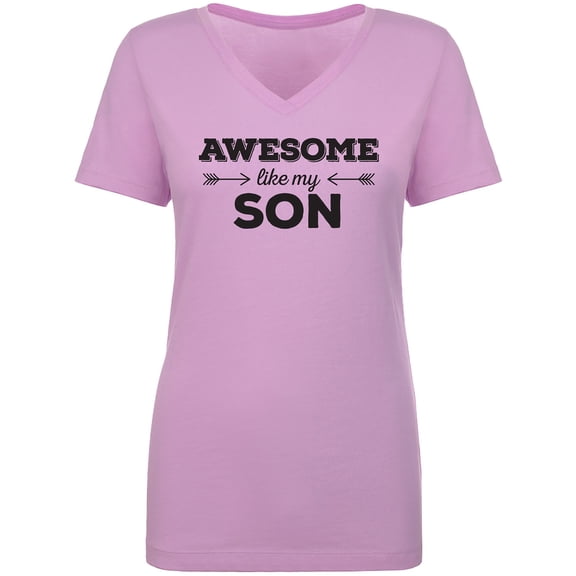 Awesome Like My Son Womens V-Neck T-Shirt