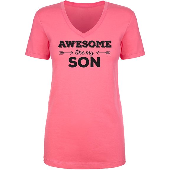 Awesome Like My Son Womens V-Neck T-Shirt