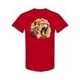 thumbnail image 1 of Awesome Lion Pop Art T-Shirt Men -Image by Shutterstock, Male XX-Large, 1 of 2