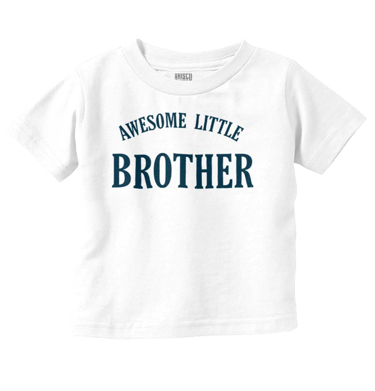 Awesome Little Brother Siblings Youth T Shirt Tee Boys Infant Toddler