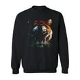 thumbnail image 1 of Awesome Low Ink Tiger Design Sweatshirt Men -Image by Shutterstock, Male x-Large, 1 of 4