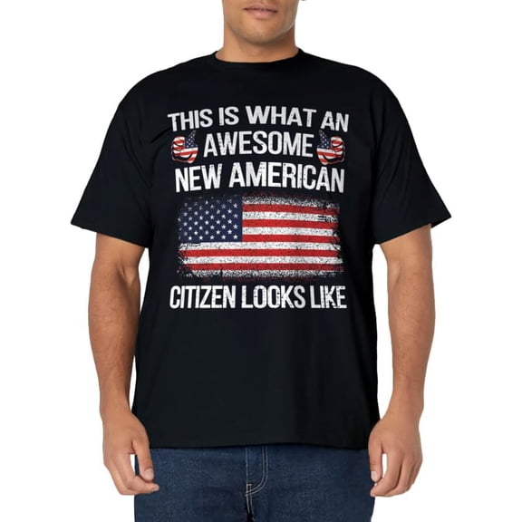 Awesome New American Flag US Citizenship USA US Citizen T-Shirt