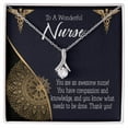 thumbnail image 1 of Awesome Nurse Alluring Ribbon Necklace, 1 of 20