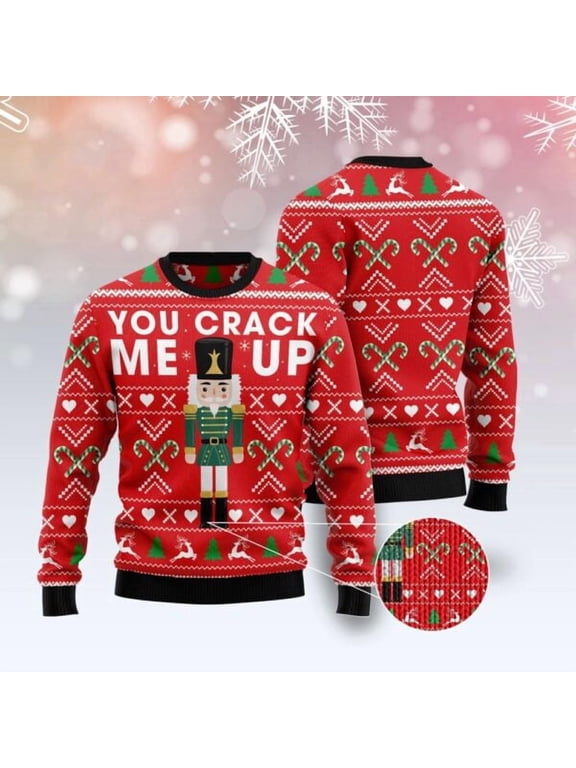 Awesome Nutcracker Ugly Christmas Sweater, Christmas Sweater, Ugly Sweater, Funny Xmas Sweaters