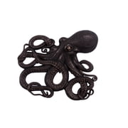 Awesome Octopus Wall Decor Figure Imperial Bronze Finish 32 Inch H Large Sculpture