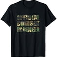 thumbnail image 1 of Awesome Official Combat Engineer A Combat Engineering Sapper T-Shirt, 1 of 4