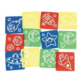 Awesome Outer Space! Stencils - Stationery - 12 Pieces