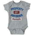 thumbnail image 1 of Awesome Parents New Mom Dad Cute Romper Boys or Girls Infant Baby Brisco Brands 12M, 1 of 7