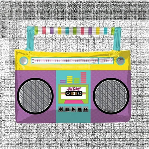 Boombox Music Balloon 27"