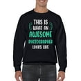 thumbnail image 1 of Awesome Photographer Looks Like Sweatshirt Men -Smartprints Designs, Male XX-Large, 1 of 4