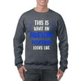 thumbnail image 1 of Awesome Policeman Looks Like Sweatshirt Men -Smartprints Designs, Male 5X-Large, 1 of 4
