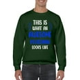 thumbnail image 1 of Awesome Policeman Looks Like Sweatshirt Men -Smartprints Designs, Male Medium, 1 of 4