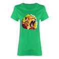 thumbnail image 1 of Awesome Pop Art Lion Shaped T-Shirt Women -Image by Shutterstock, Female Medium, 1 of 2