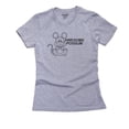 thumbnail image 1 of Awesome Possum Funny Smiling Possum Pun Women's Cotton Grey T-Shirt, 1 of 2