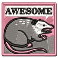 thumbnail image 1 of Awesome Possum Opossum Applique Multi-Color Embroidered Iron-On Patch - 2.5 Inch Small, 1 of 5