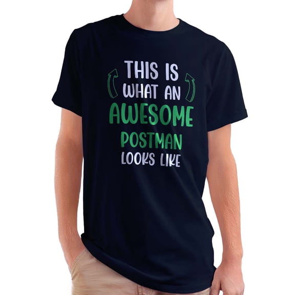 Awesome Postman Looks Like T-Shirt Men -Smartprints Designs, Male 3X-Large