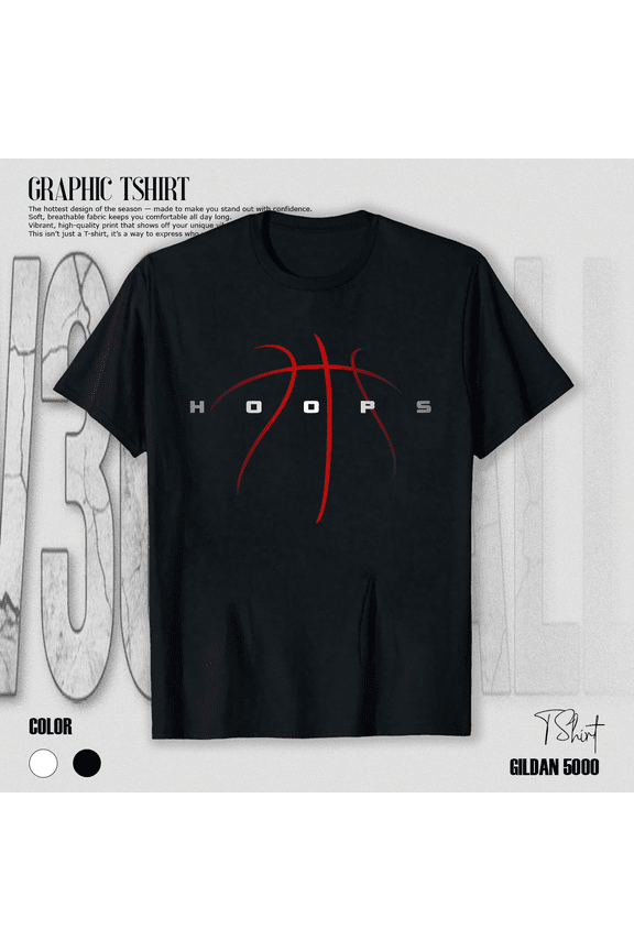 Awesome Premium Basketball Player Sport Graphic Design Apparel T-Shirt V15636, for Men & Women, up to Size 5XL