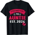 thumbnail image 1 of Awesome Promoted to Auntie Est. 2024 Soon to Be Aunt 2024 T-Shirt, 1 of 4