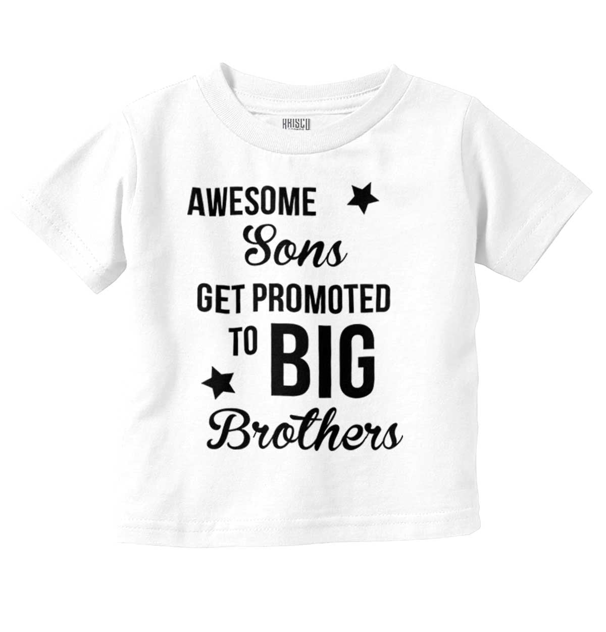 Awesome Promoted to Big Brother Youth T Shirt Tee Boys Infant Toddler