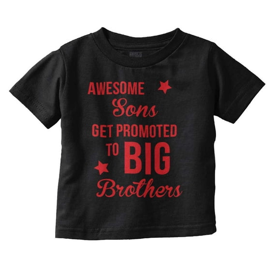 Awesome Promoted to Big Brother Youth T Shirt Tee Boys Infant Toddler Brisco Brands 5T