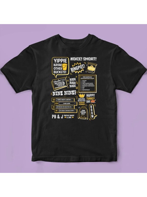 Awesome Quotes Of The Brooklyn nine nine Tshirt B99 Funny TV Series Shirt