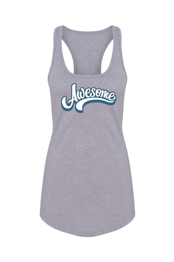 Awesome,  Racerback Tank Women -Image by Shutterstock, Female Medium