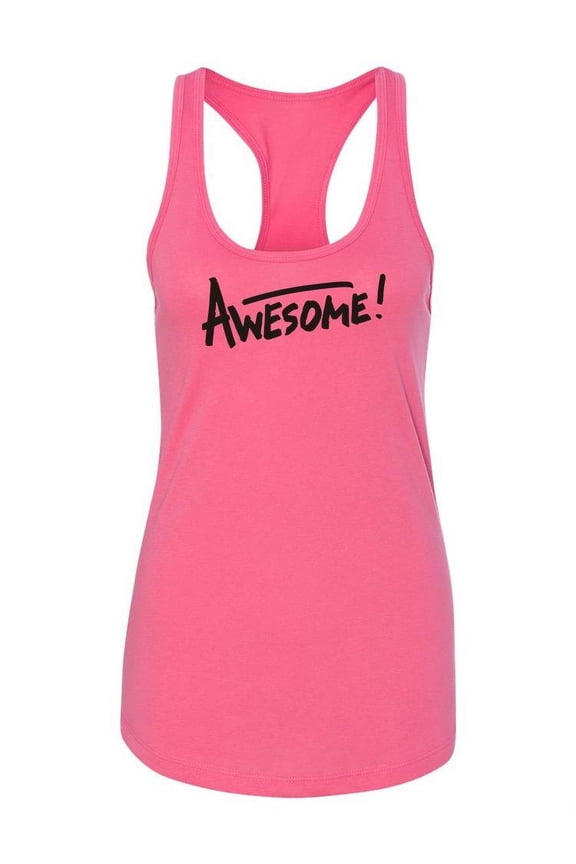 Awesome!  Racerback Tank Women -Image by Shutterstock, Female Small