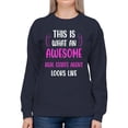thumbnail image 1 of Awesome Real Estate Agent Sweatshirt Women -Smartprints Designs, Female Small, 1 of 4