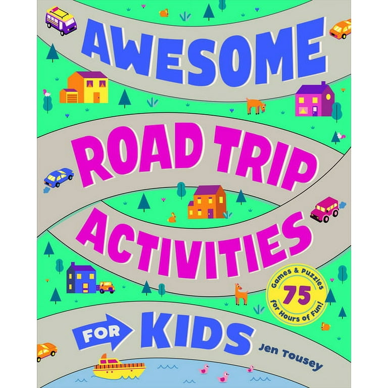 Road Trip Activities For Kids: Games, Mazes, Coloring, Drawing, Word  Search, and More! | Road Trip Activity Book For Vacation | Kids Travel  Activities